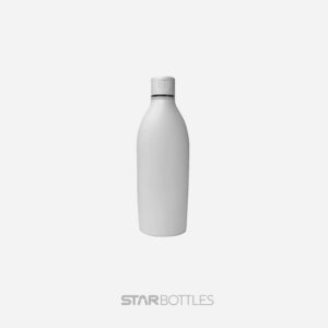 200 ml Jasmin HDPE Bottle White with White FTC Gold Foiling – 25 Pcs